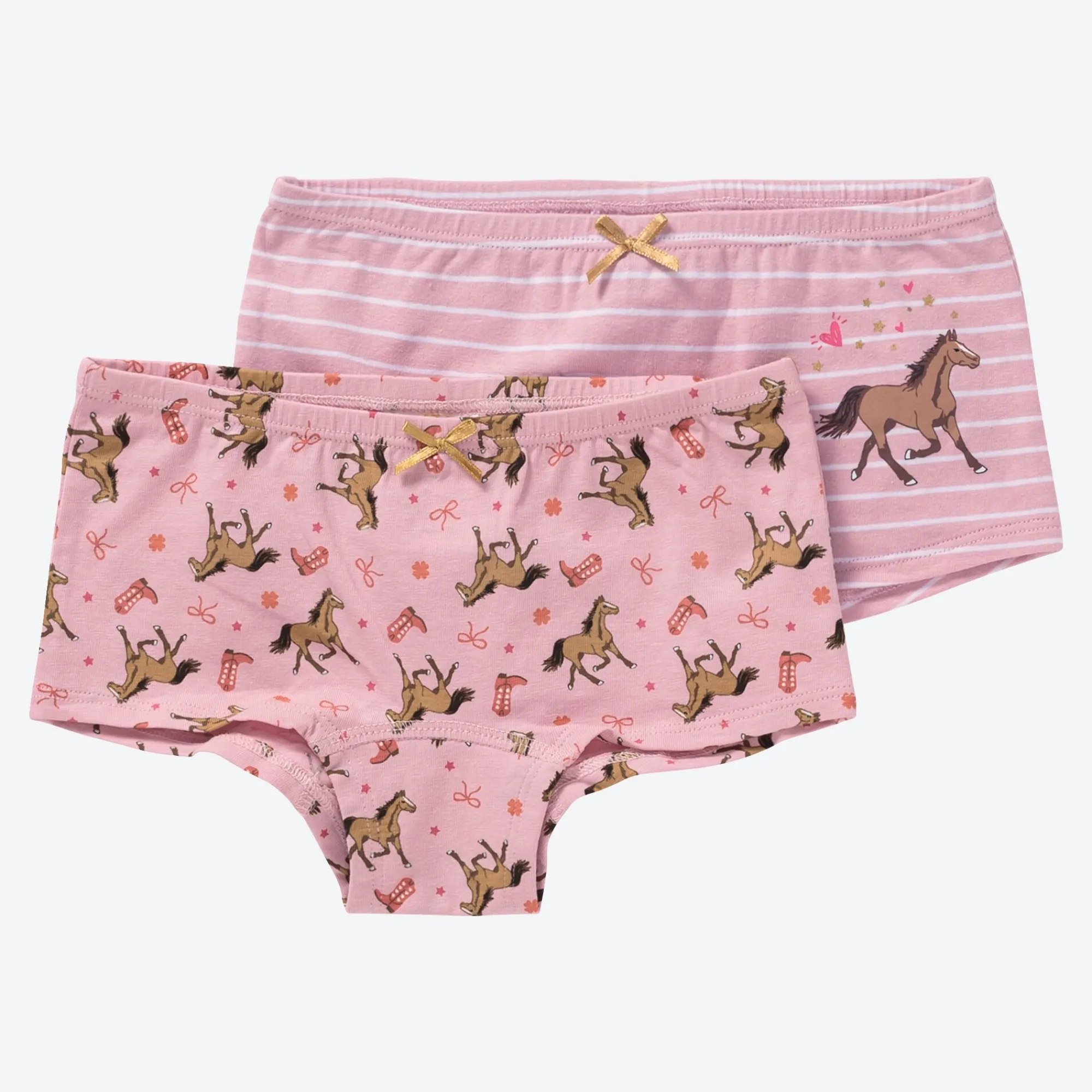 Kinder NKD Kinder-Mädchen-Panty mit Pferdemotiv, 2er-Pack