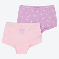 Kinder NKD Kinder-Mädchen-Panty mit Print, 2er-Pack