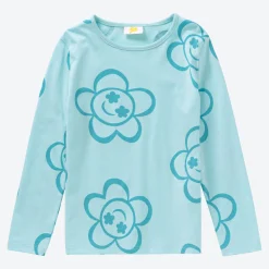 Kinder NKD Kinder-Mädchen-Shirt mit Blumenmuster