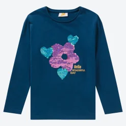 Kinder NKD Kinder-Mädchen-Shirt mit Wendepailletten