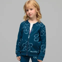 Kinder NKD Kinder-Mädchen-Sweatjacke mit Blumendruck