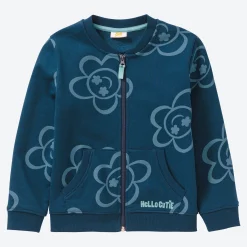 Kinder NKD Kinder-Mädchen-Sweatjacke mit Blumendruck