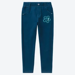 Kinder NKD Kinder-Mädchen-Sweatleggings mit Stickerei