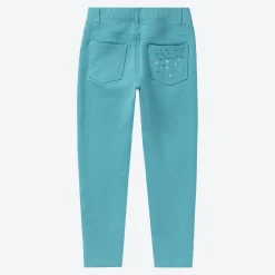 Kinder NKD Kinder-Mädchen-Sweatleggings mit Pailletten Applikation