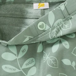 Kinder NKD Kinder-Mädchen-Sweatleggings mit Blattmuster