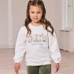 Kinder NKD Kinder-Mädchen-Sweatshirt mit Stickerei