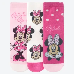 Kinder NKD Kinder-Socken mit Disney-Motiven, 3er-Pack