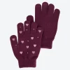 Kinder NKD Kinder-Strickhandschuhe mit Glitzerdruck