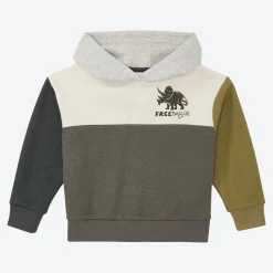 Kinder NKD Kinder-Sweatshirt mit Kontrastkapuze