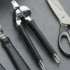 NKD Knoblauchpresse mit rostfreiem Edelstahl, ca. 19,5 x 4 x 4 cm