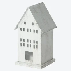NKD LED-Haus aus Metall, ca. 7x7x15,5cm