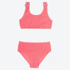 Kinder NKD Mädchen-Bikini-Set mit Herz-Ringen, 2-teilig