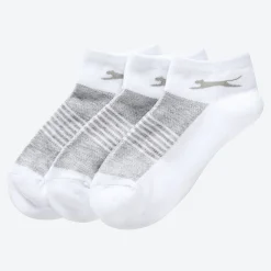 Damen NKD Slazenger Damen-Sportsneaker-Socken mit Belüftung, 3er-Pack