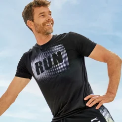 Herren NKD Slazenger Herren-Funktions-T-Shirt mit Frontaufdruck