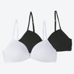 Damen NKD Teener-Mädchen-Soft-BH, 2er-Pack