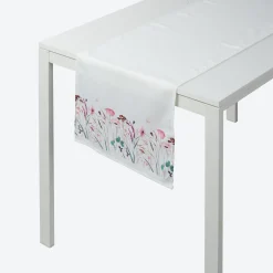 NKD Tischläufer mit Blumenmuster, ca. 40x140cm