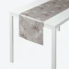 NKD Tischläufer mit zweifarbigem Jacquard-Muster, ca. 40x140cm