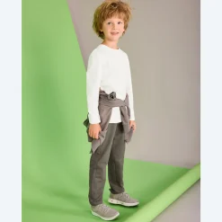 Kinder NKD Unisex Kinder-Sweat-Hose mit Weblabel