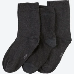 Damen NKD Unisex-Premium-Socken mit Baumwolle, 3er-Pack