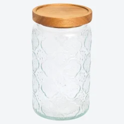 NKD Vorratsglas mit Akazienholz Deckel in verschiedenen Größen