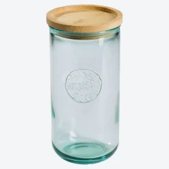 NKD Vorratsglas mit Bambusdeckel, ca. 800 ml