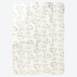 NKD Wattierte Baby-Newborn-Decke mit Elefanten-Motiv, ca. 70x100cm