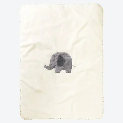NKD Wattierte Baby-Newborn-Decke mit Elefanten-Motiv, ca. 70x100cm